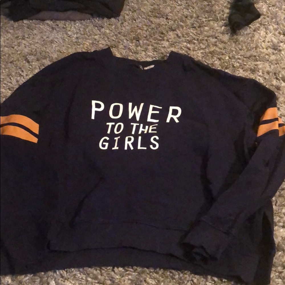 Crew neck sweatshirt